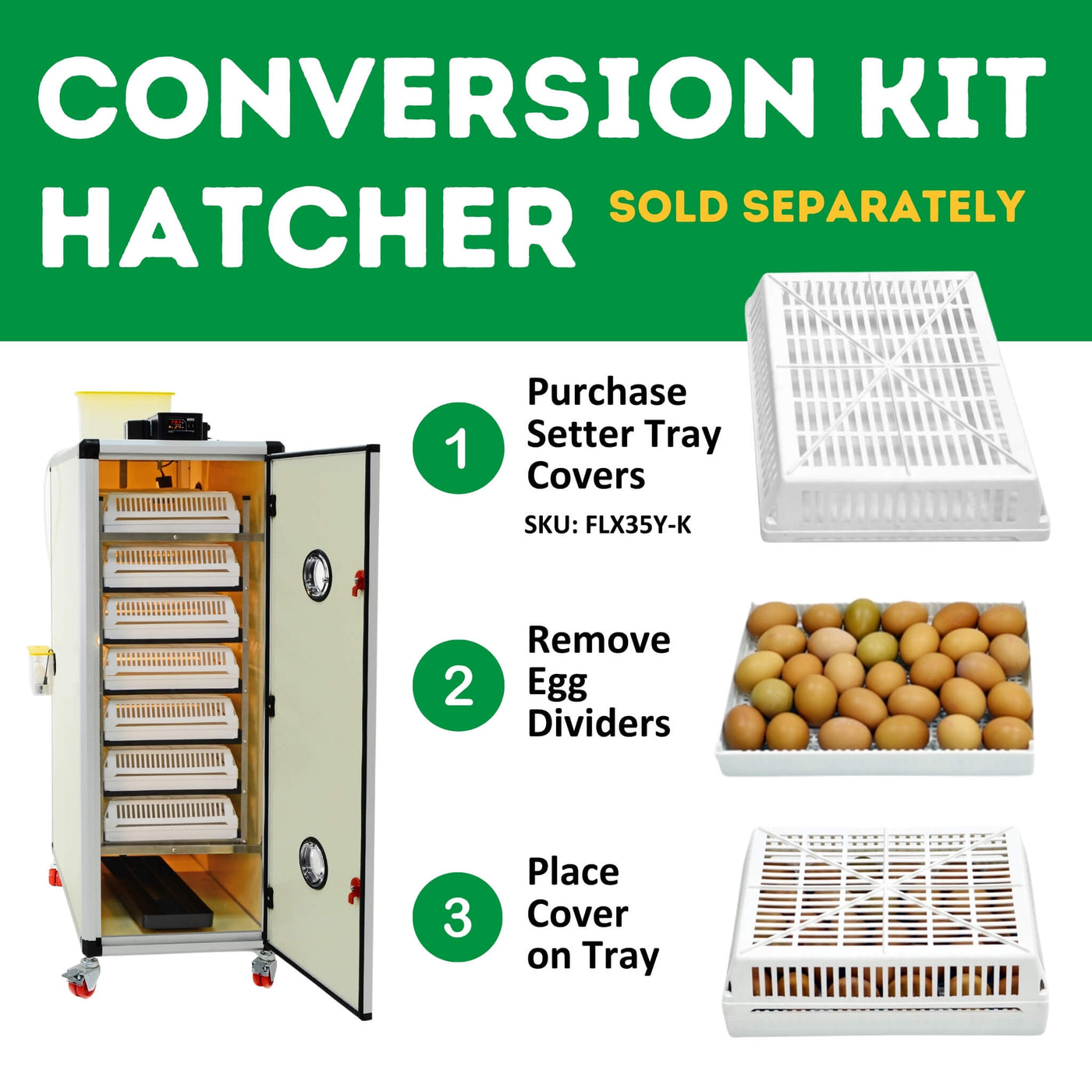HB500 S - Egg Incubator - Setter