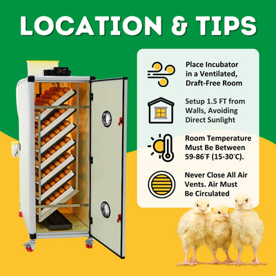 HB500 S - Egg Incubator - Setter